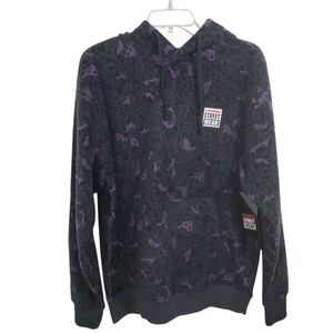 NWT Vision Street Wear Fleece Hoodie Sweatshirt Size Medium Retro Skate Y2K